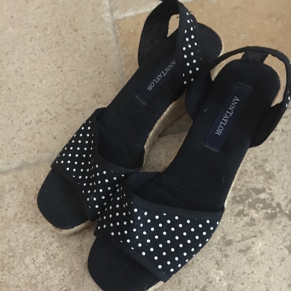 Ann Taylor wedges NEW never worn